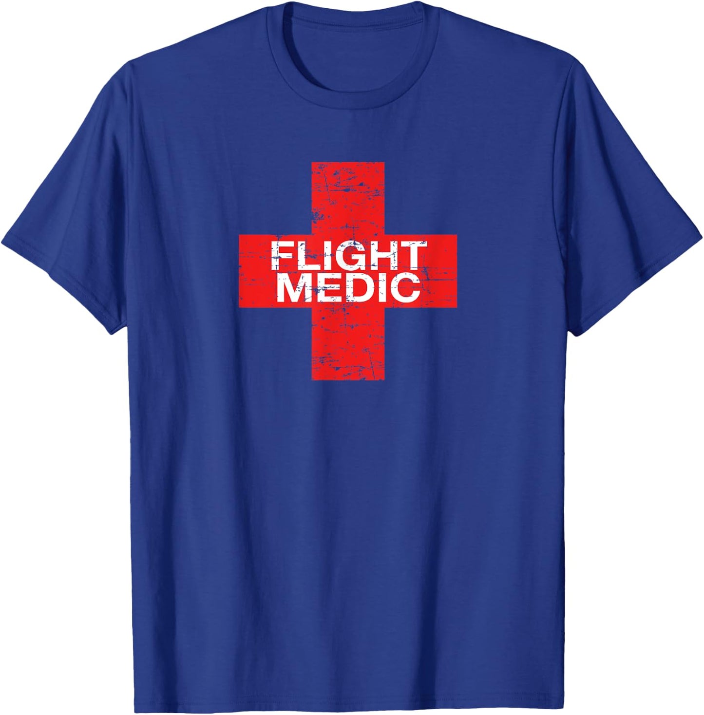 EMS helicopter flight medic T-Shirt - T-Shirt | Royal