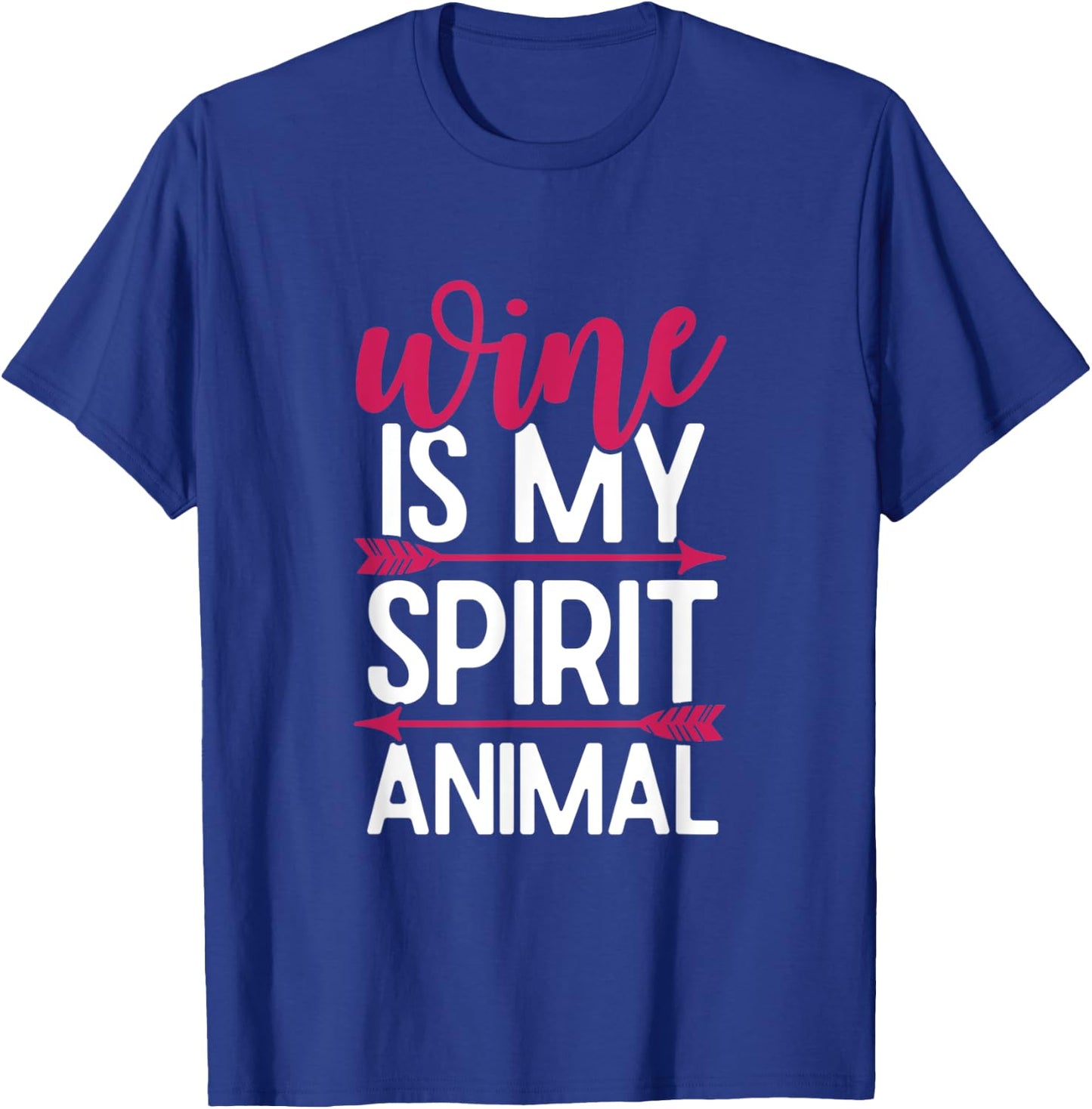 Wine Is My Spirit Animal T-Shirt - T-Shirt | Royal