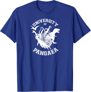 Pangaea University Dinosaur, Paleontologist, Geologist T-Shirt - T-Shirt | Royal