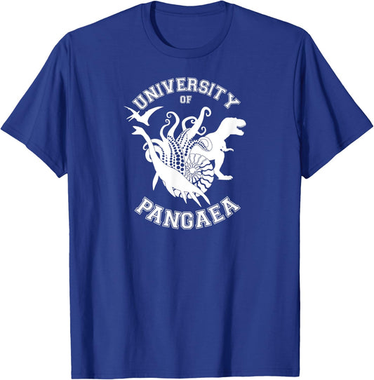 Pangaea University Dinosaur, Paleontologist, Geologist T-Shirt - T-Shirt | Royal