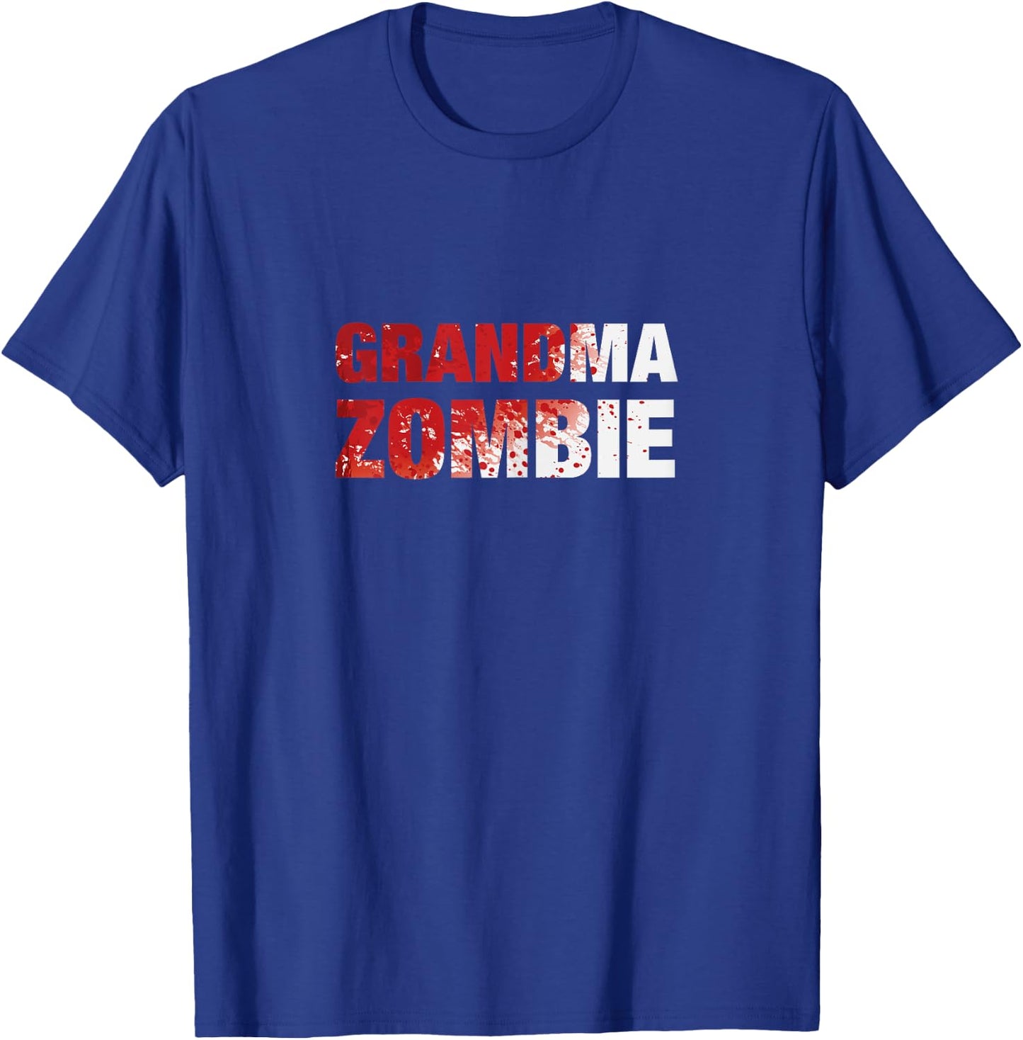 Grandma Zombie - Granny Halloween Costume T-Shirt - T-Shirt | Royal