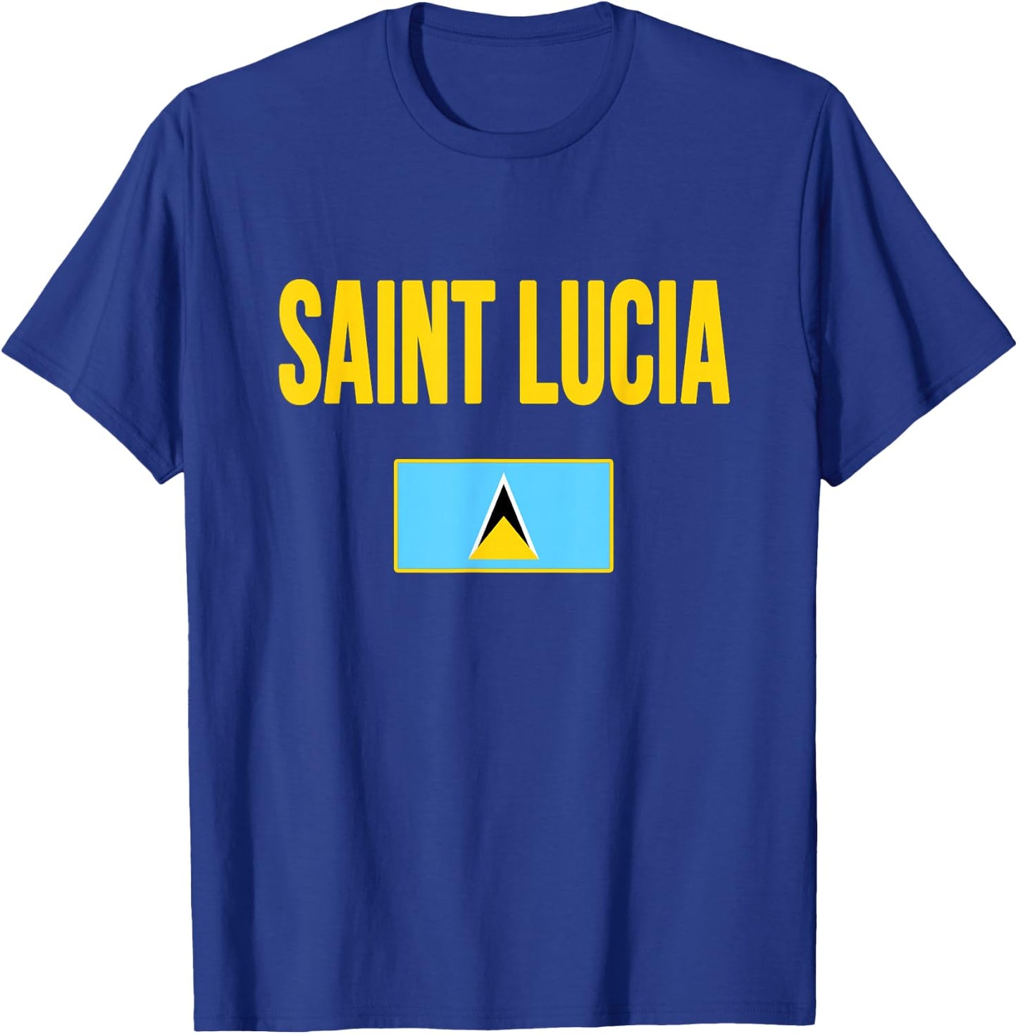 Saint Lucia Lucian Flag St Lucia T-Shirt - T-Shirt | Royal