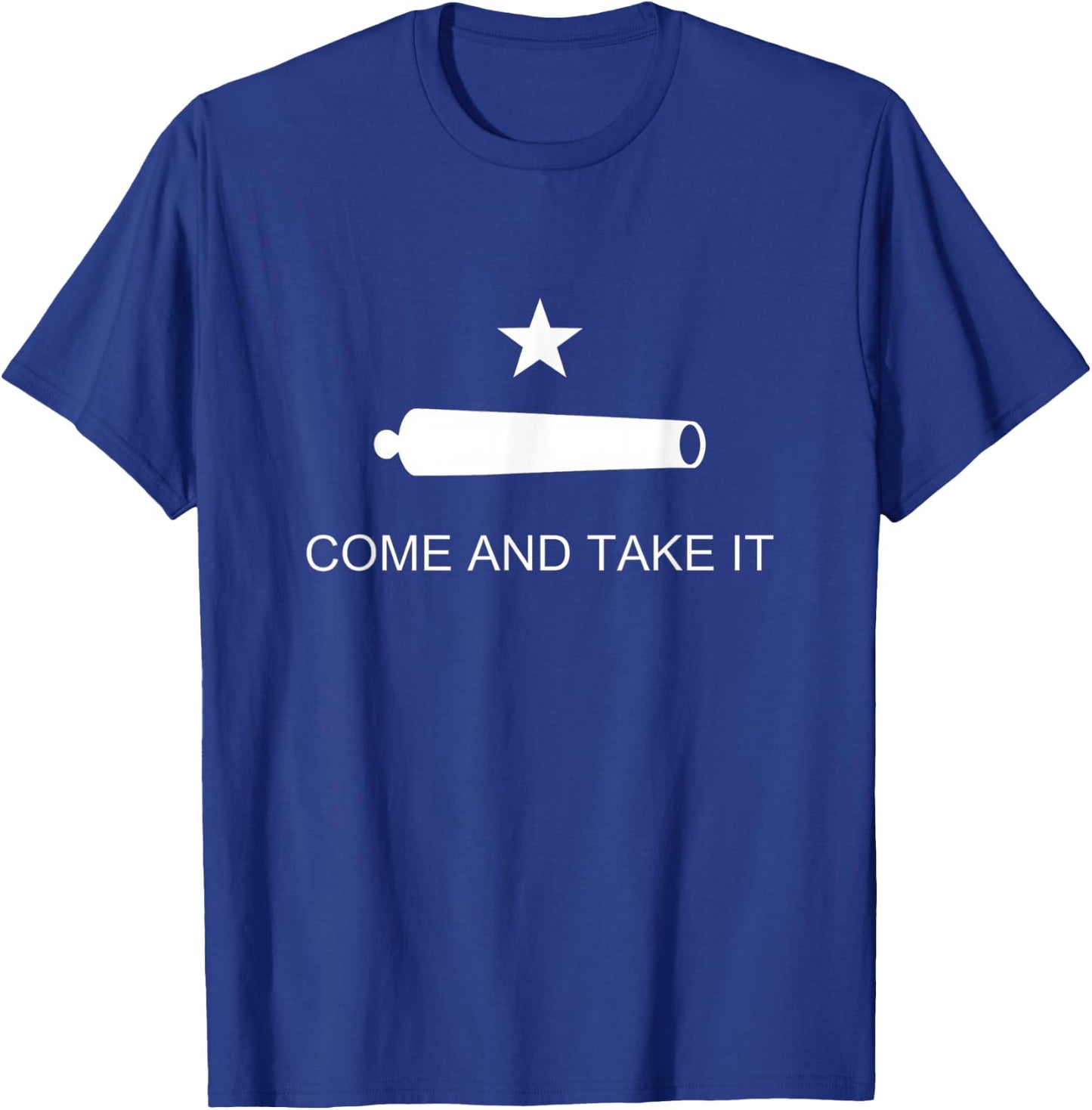 Come and Take It Battle of Gonzales Texas Small T-Shirt - T-Shirt | Royal