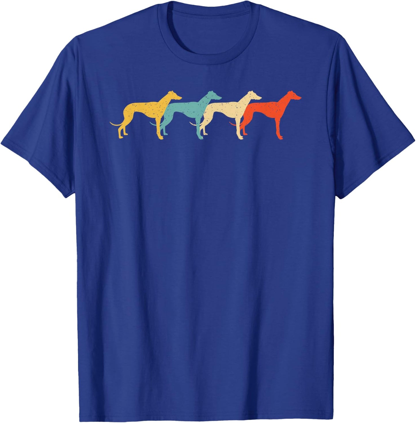 Greyhound Vintage Retro Dog Pet Racer Lover 60s 70s Gift T-Shirt - T-Shirt | Royal