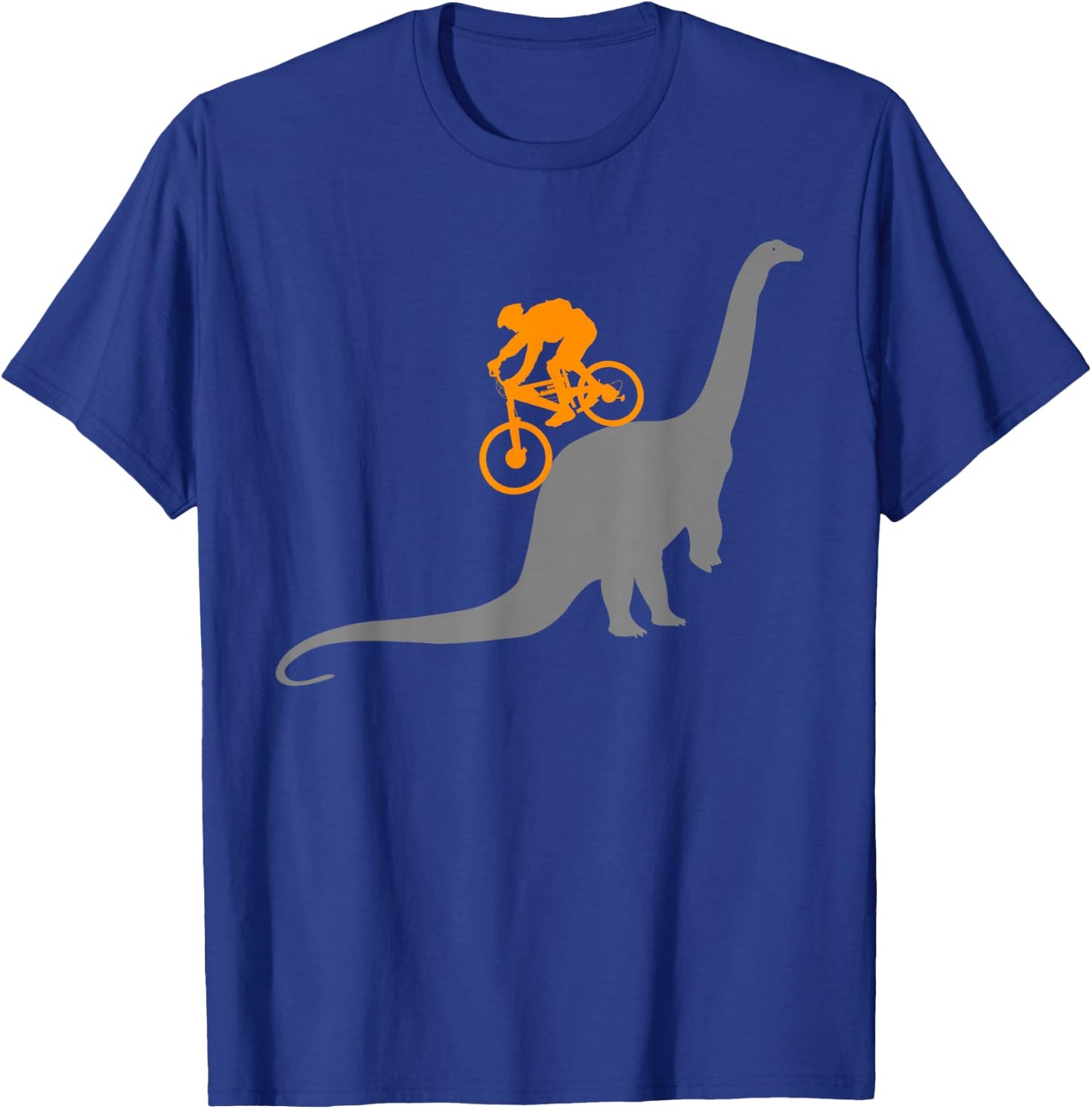 MTB Mountain Bike Bicycle Sports Gifts Shirts Dinosaur Dino Bike Mountain Bicycle Sport Shirt , -Adults, -Kids, Black, Short Sleeve, Classic Fit, Small T-Shirt - T-Shirt | Royal