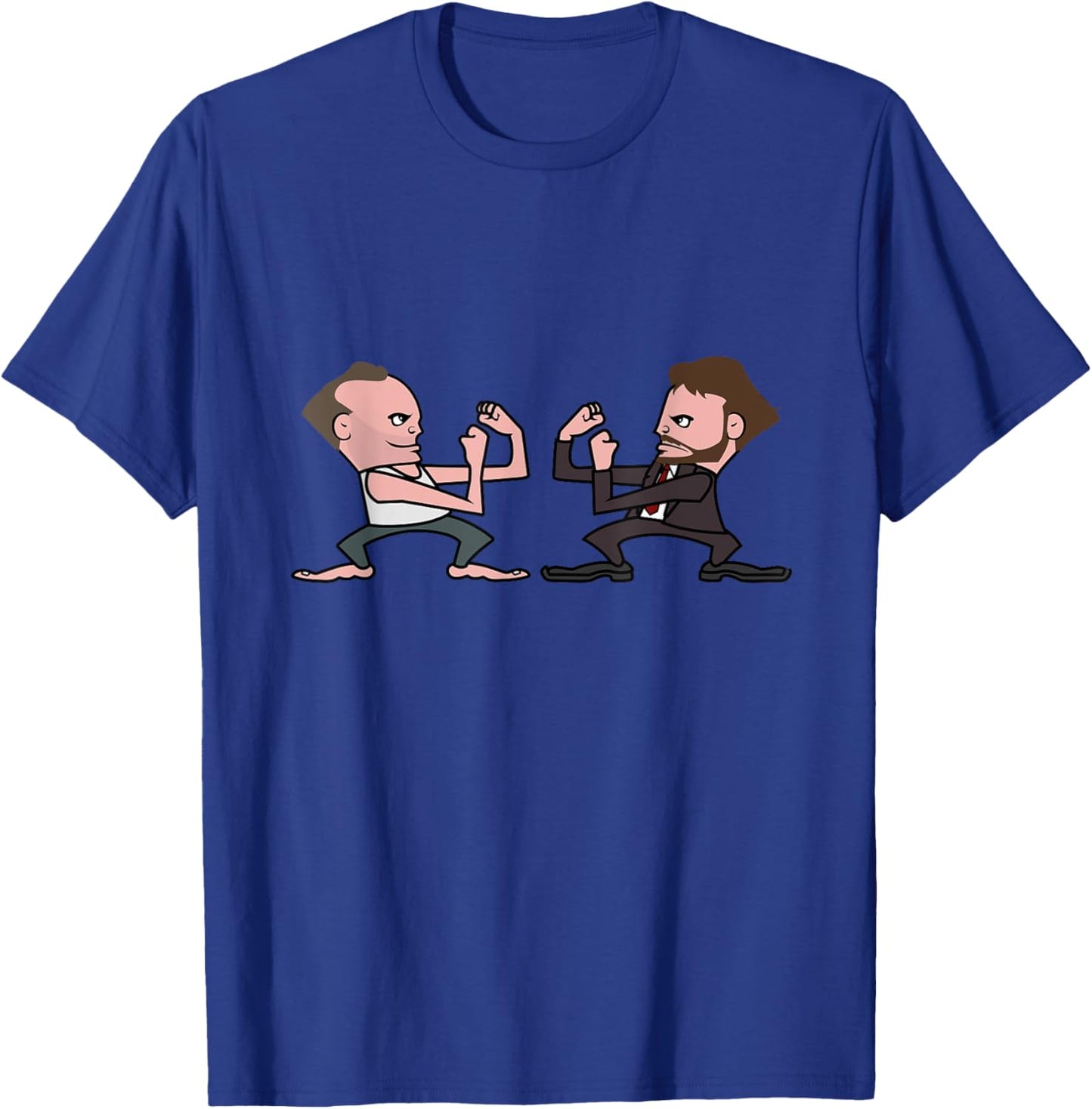 Fightin Christmas Movie Guys T-Shirt - T-Shirt | Royal
