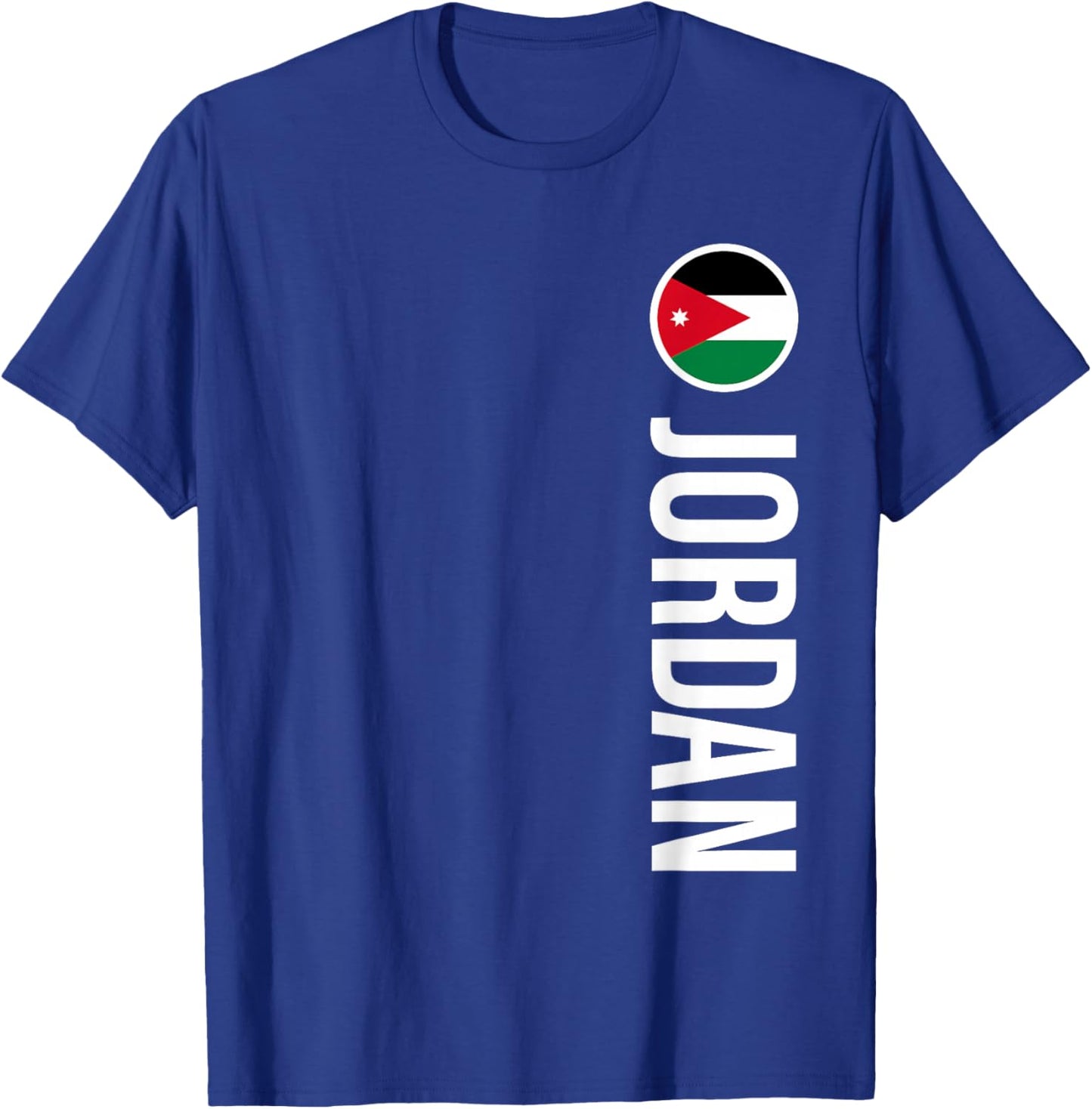 Jordan Flag Vertical T-Shirt - T-Shirt | Royal