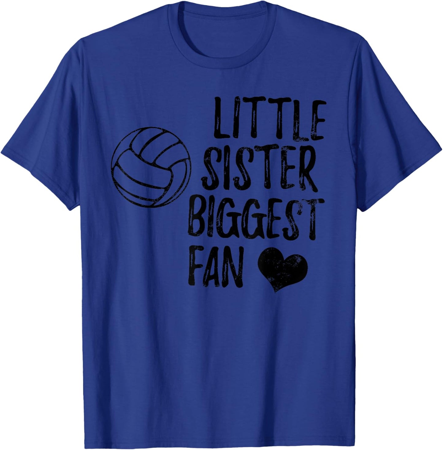 Volleyball Sister Shirt Team Vintage Gift Girls Boys T-Shirt - T-Shirt | Royal