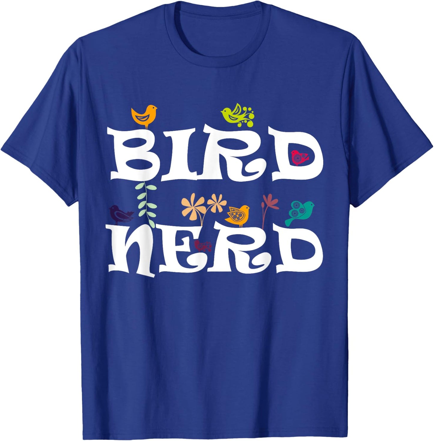 Bird Nerd Shirt Ornithology Science Kids Birdwatcher T-Shirt - T-Shirt | Royal
