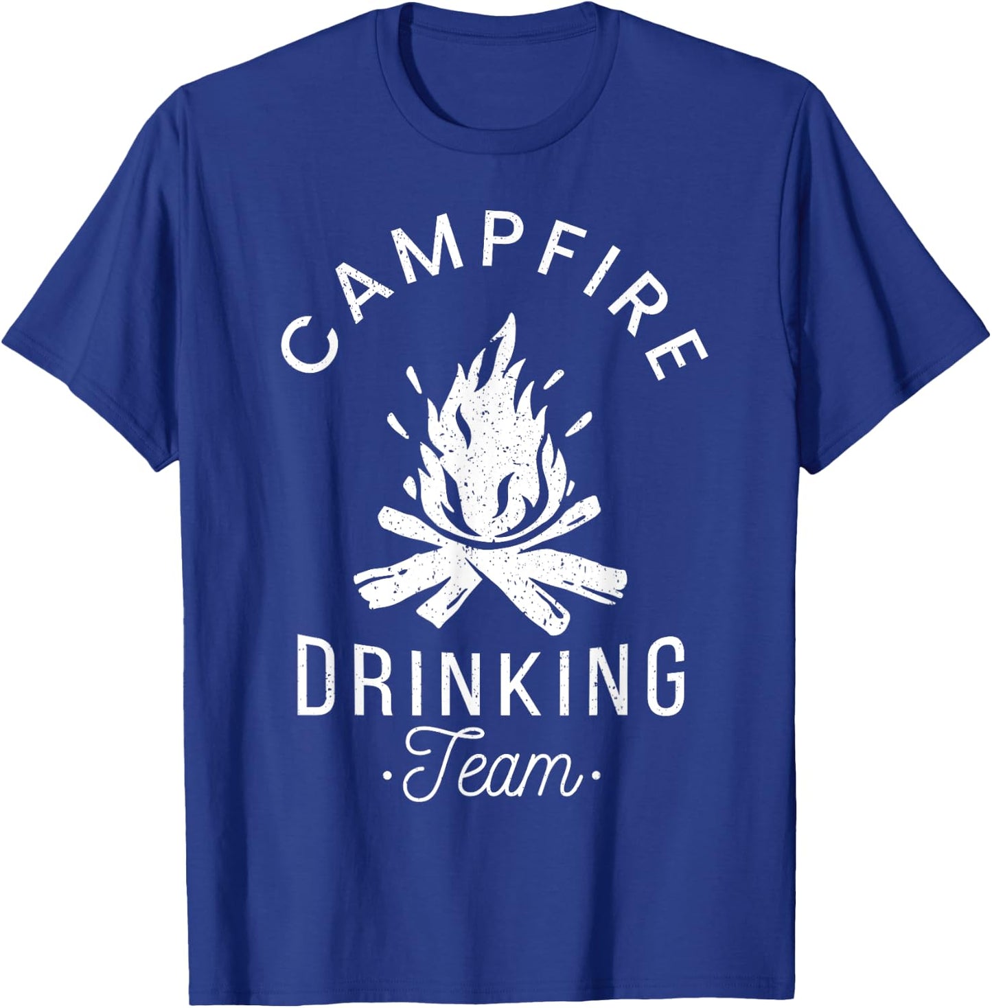 Campfire Drinking Team Camp Lovers Scout Camper T-Shirt - T-Shirt | Royal