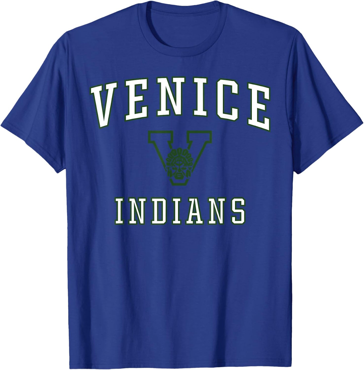 Venice High School Indians C1 T-Shirt - T-Shirt | Royal
