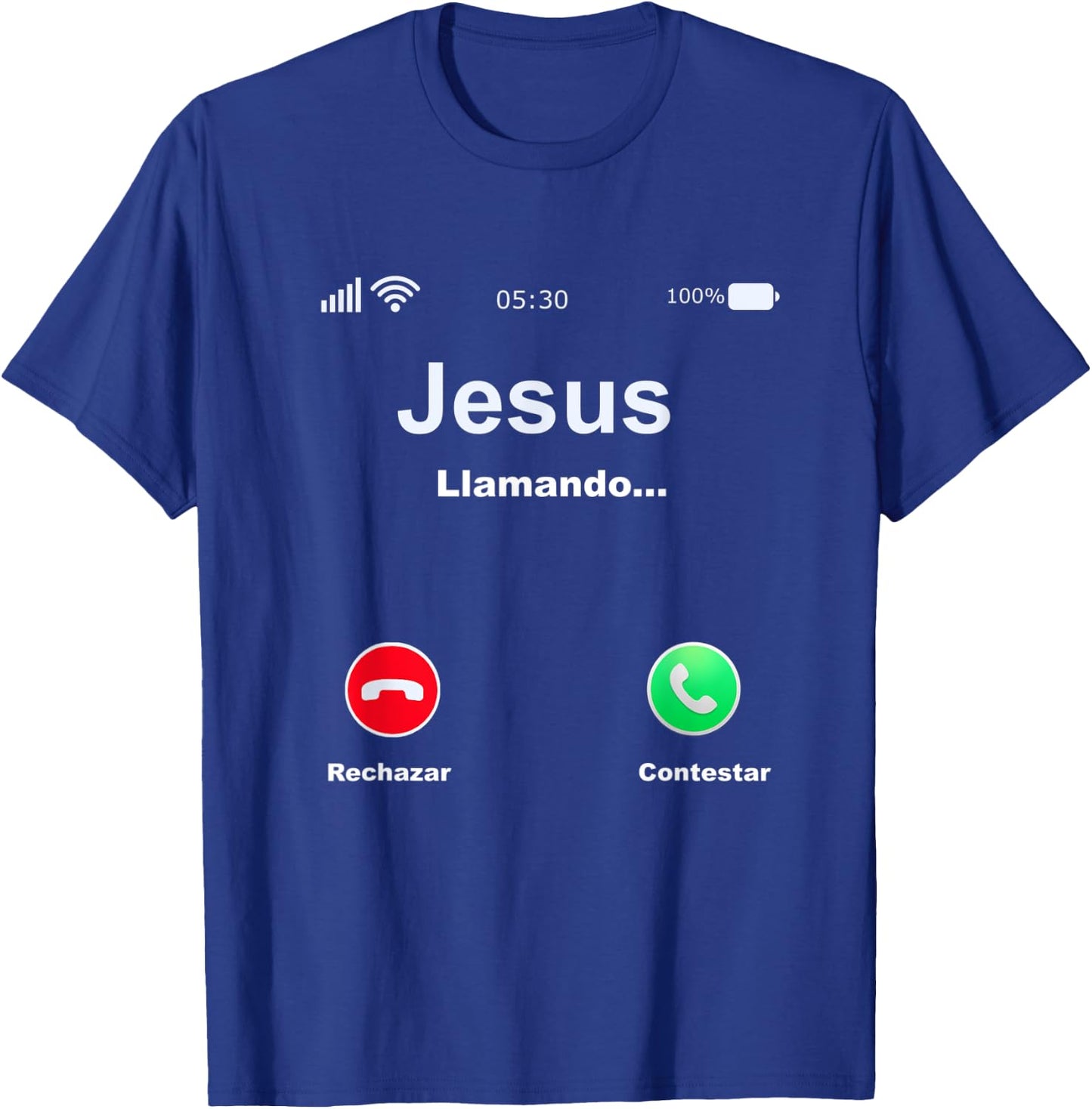 Jesus Llamando T-Shirt - T-Shirt | Royal