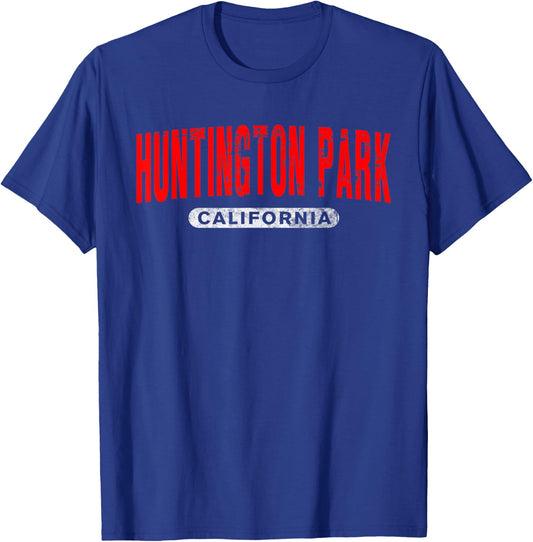 HUNTINGTON PARK CA CALIFORNIA Funny City Roots Vintage Gift T-Shirt - T-Shirt | Royal