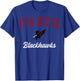 Pea Ridge High School Blackhawks C3 T-Shirt - T-Shirt | Royal