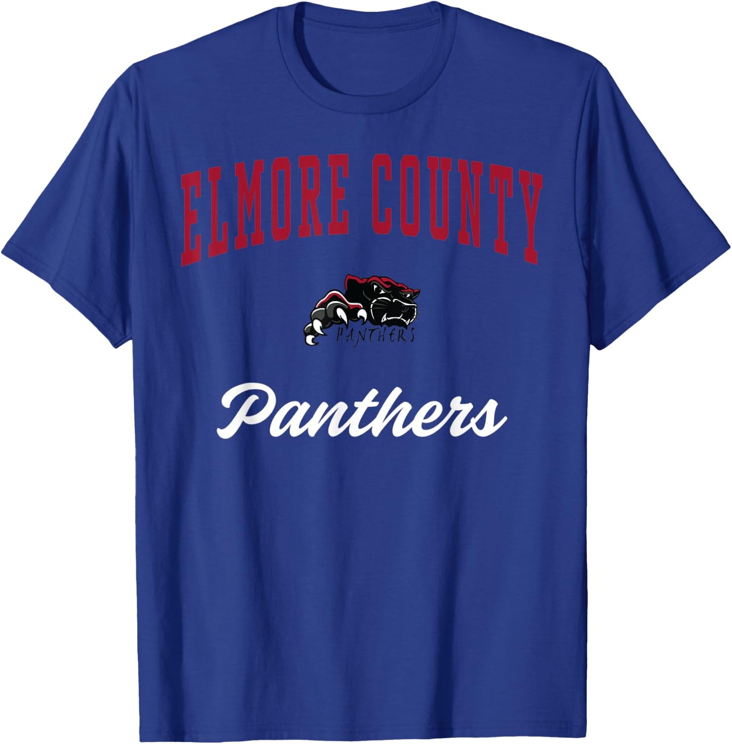Elmore County High School Panthers C3 T-Shirt - T-Shirt | Royal