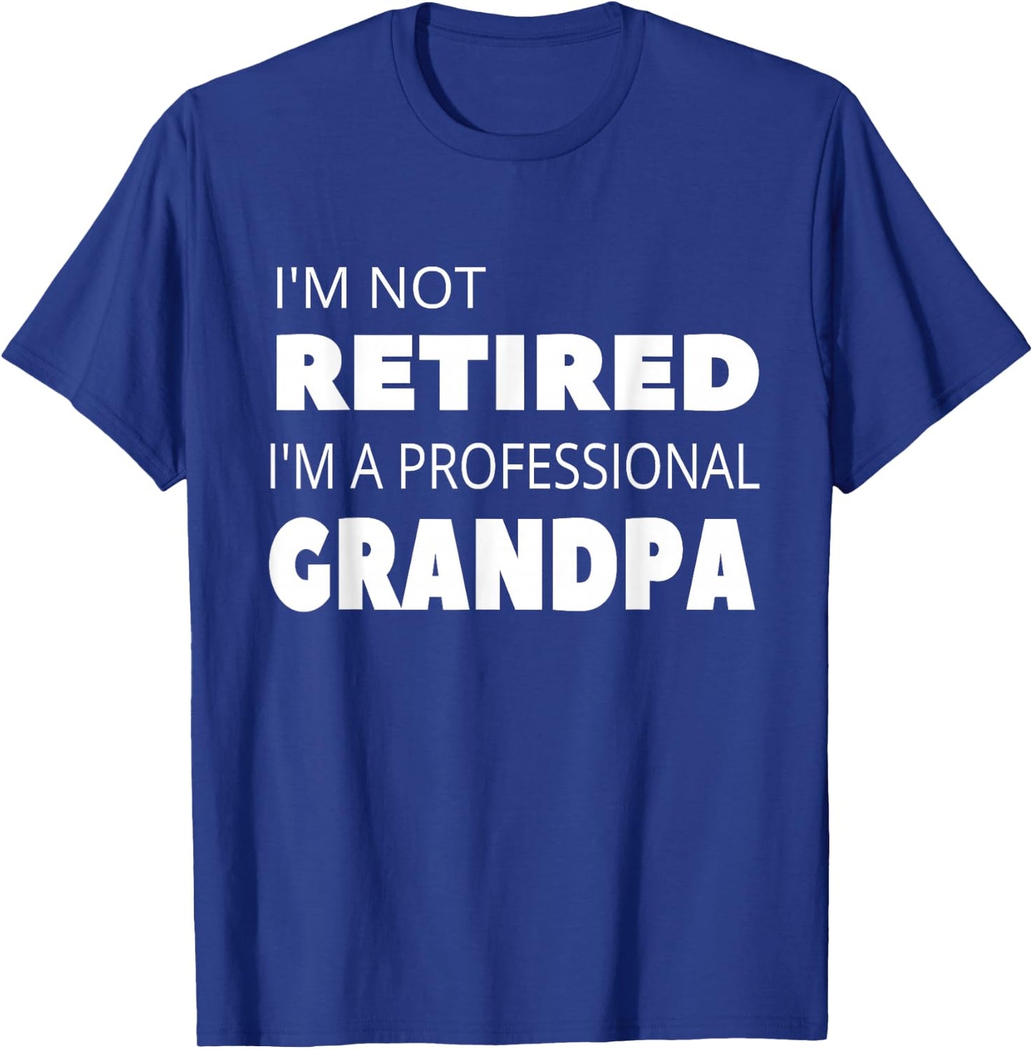 Funny Retirement Grandpa Grandfather Men Coworker T-Shirt - T-Shirt | Royal