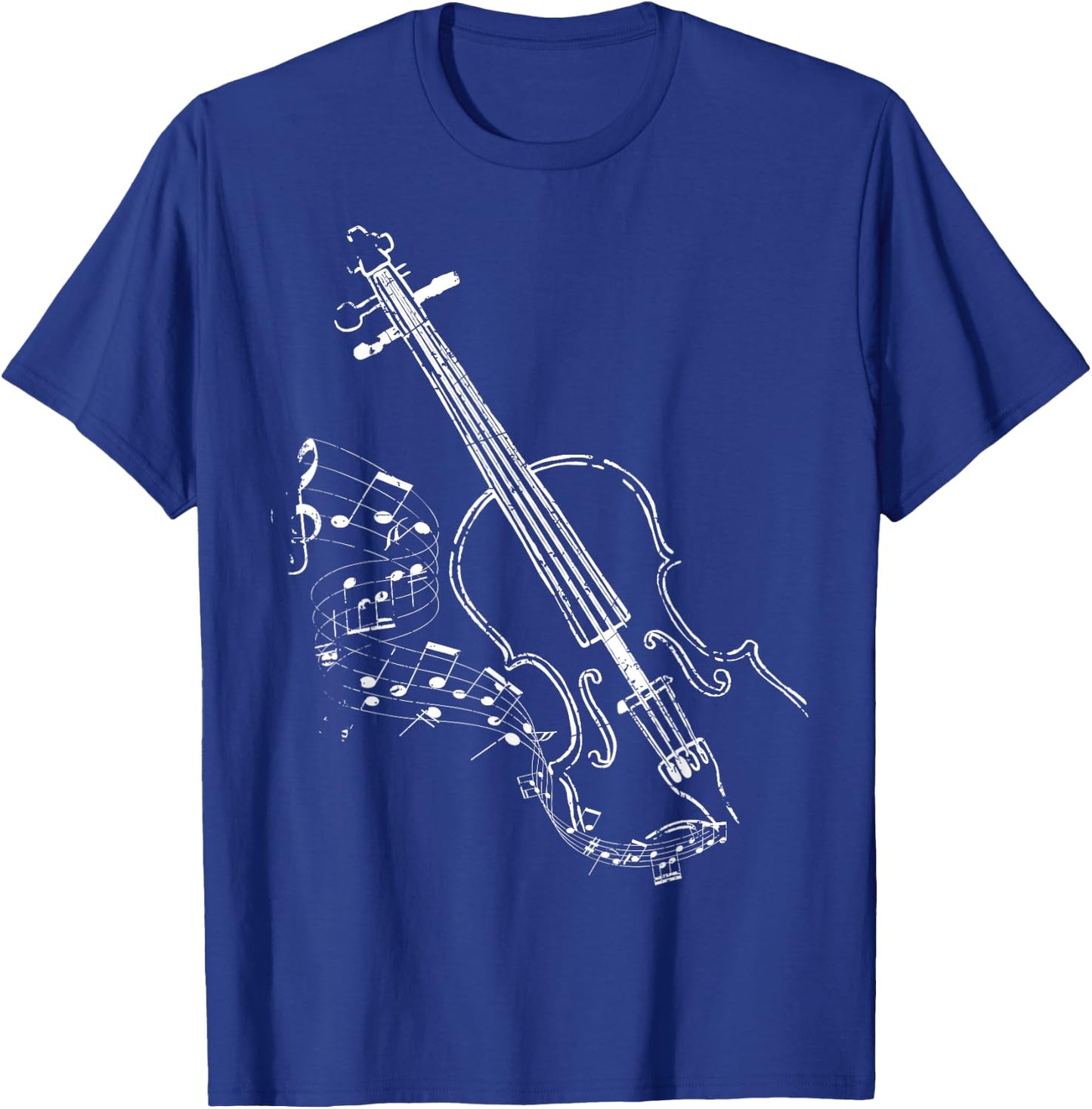 Beautiful Vintage Style Violin Design For Music Lovers T-Shirt - T-Shirt | Royal