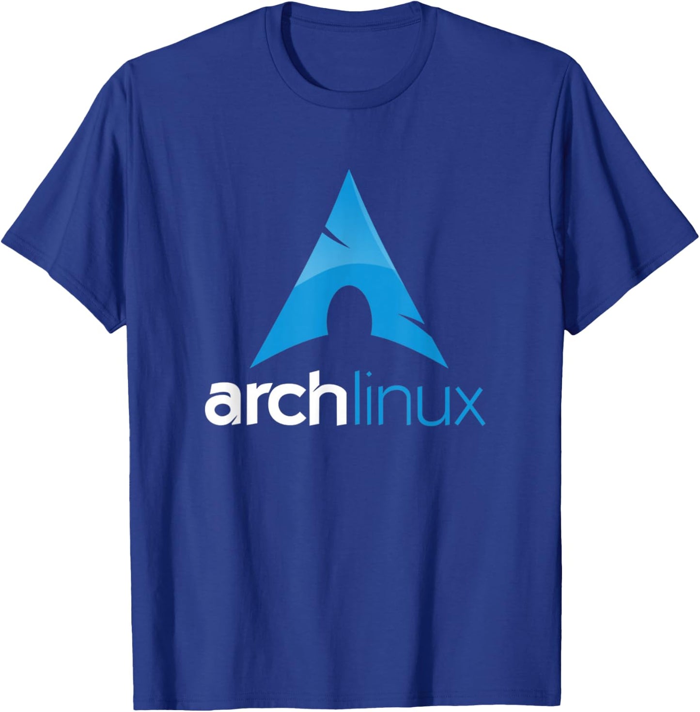 Arch Linux with tagline and Logo Open Source Os T-Shirt - T-Shirt | Royal