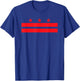 Washington DC Flag T-Shirt - T-Shirt | Royal