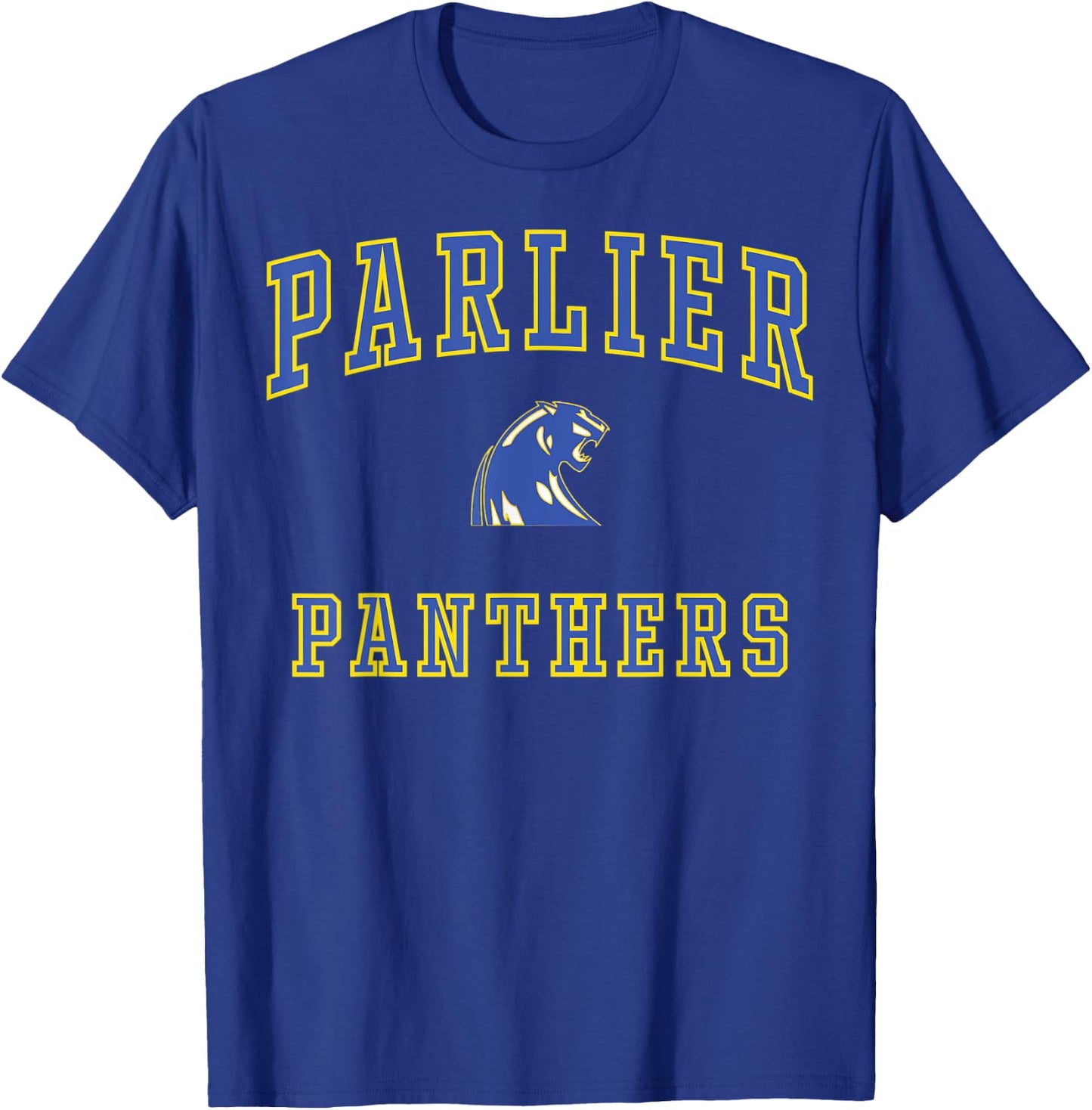 Parlier High School Panthers C1 T-Shirt - T-Shirt | Royal