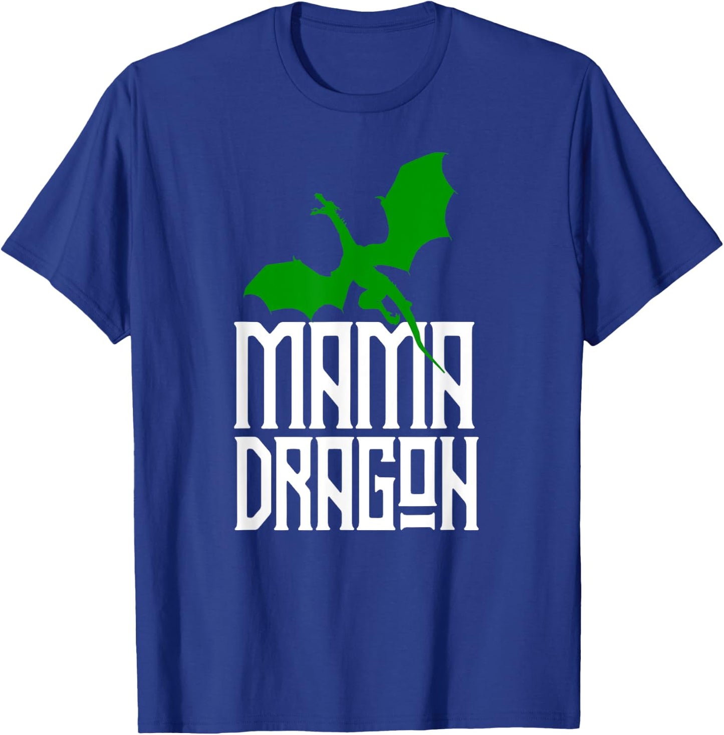 Mama Dragon Shirt Matching Family Tribe Green Mom Mother T-Shirt - T-Shirt | Royal