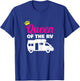 Queen of the RV Camping Camper Vacation Gift T-Shirt - T-Shirt | Royal