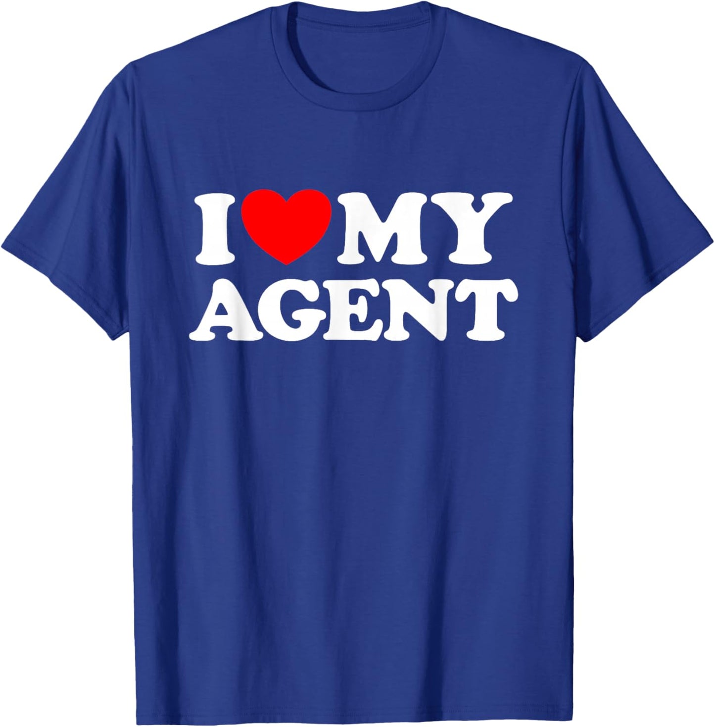 Agent Love Funny Cute Actor Literary Personal AI Agentic Fan T-Shirt - T-Shirt | Royal