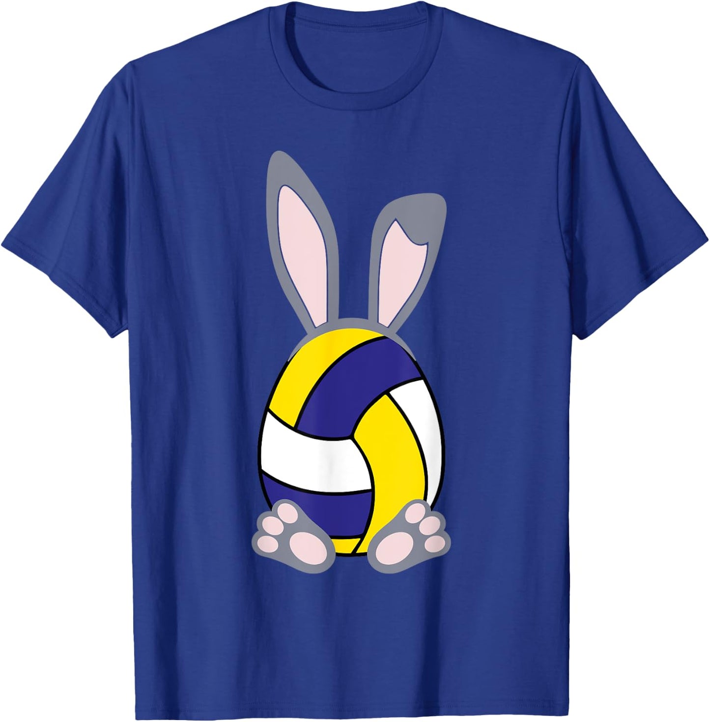 Volleyball Easter Egg Rabbit Bunny - Volleyball Shirt T-Shirt - T-Shirt | Royal