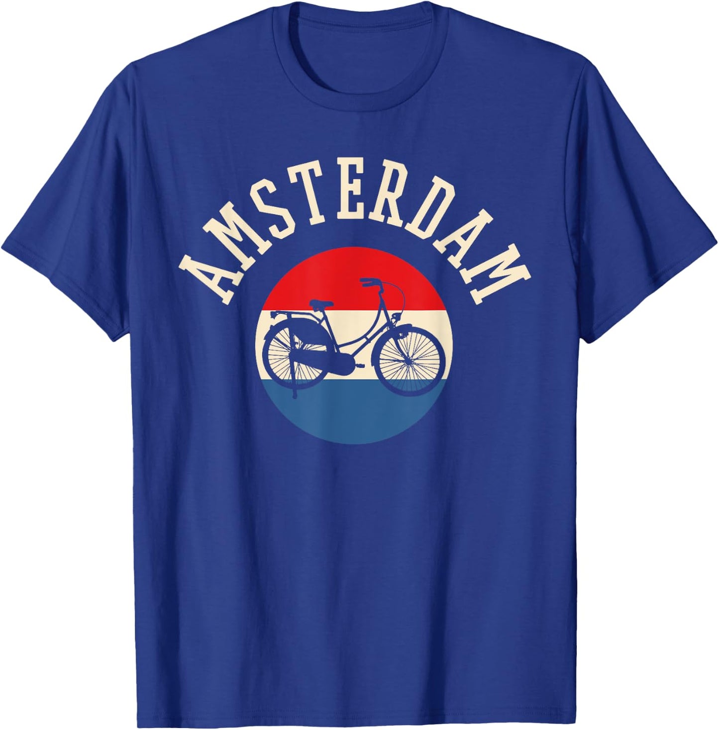 Travel Love Amsterdam Amsterdam Black -Adults Small Classic Fit Short Sleeve T-Shirt - T-Shirt | Royal