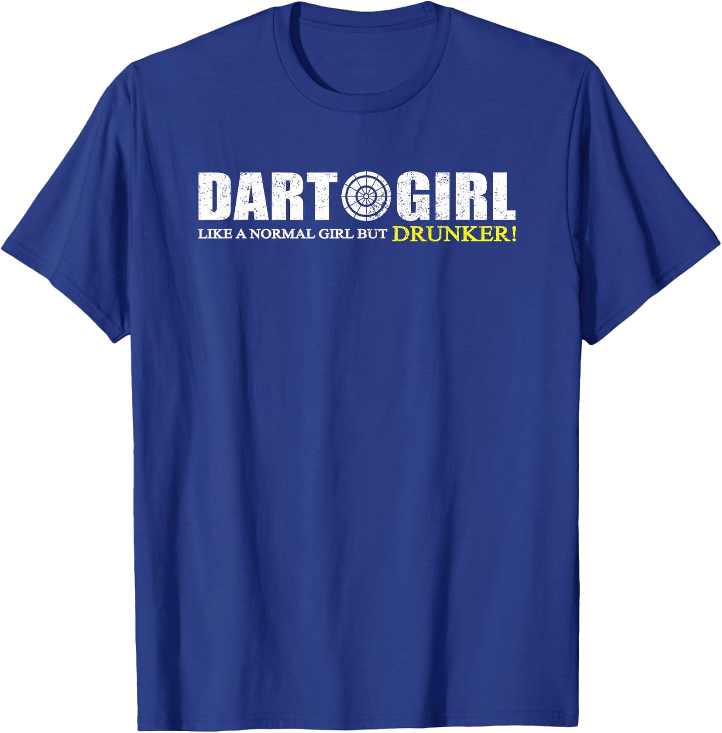 Dart Girl Funny Beer Drinking T-Shirt - T-Shirt | Royal