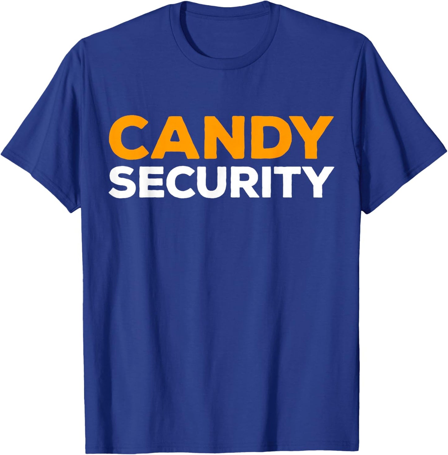 Candy Security Shirt Men Women Kids Halloween Costume T-Shirt - T-Shirt | Royal