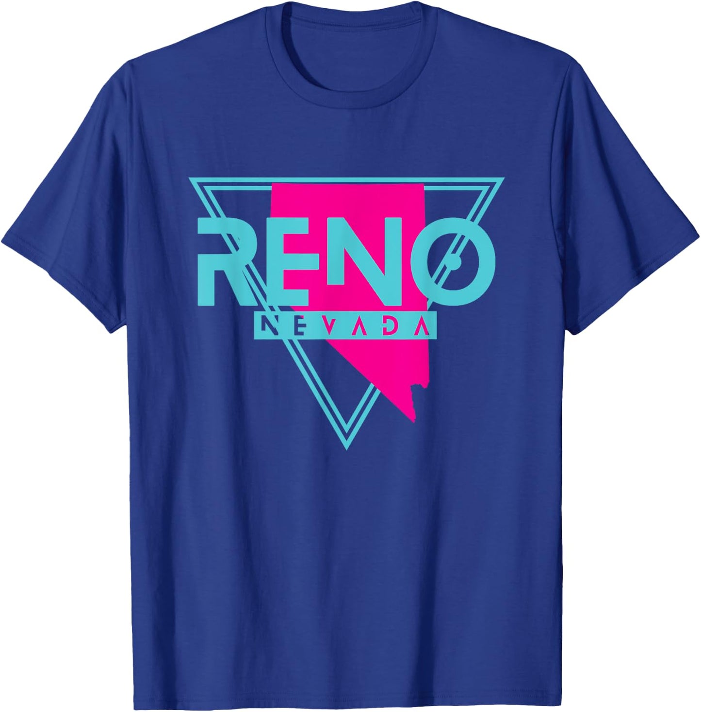 Reno Nevada T Shirt Triangle NV Souvenirs T-Shirt - T-Shirt | Royal