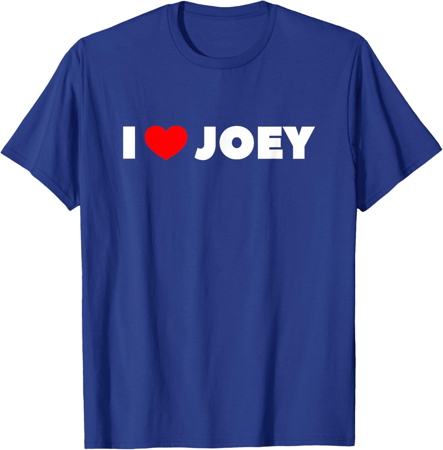 I Love (Heart) Joey T-Shirt - T-Shirt | Royal
