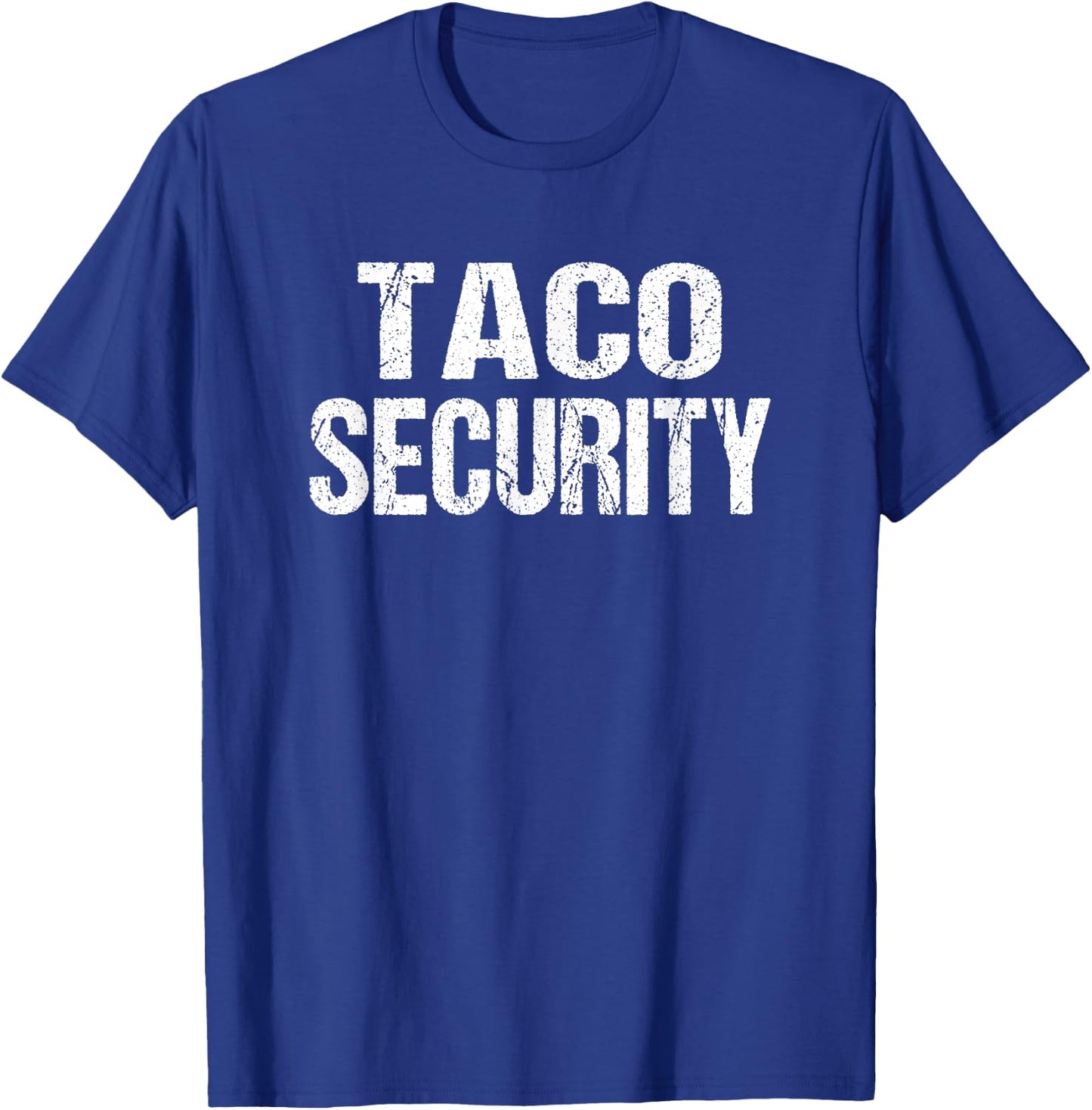 Funny Taco Security Lazy Halloween Costume T-Shirt - T-Shirt | Royal