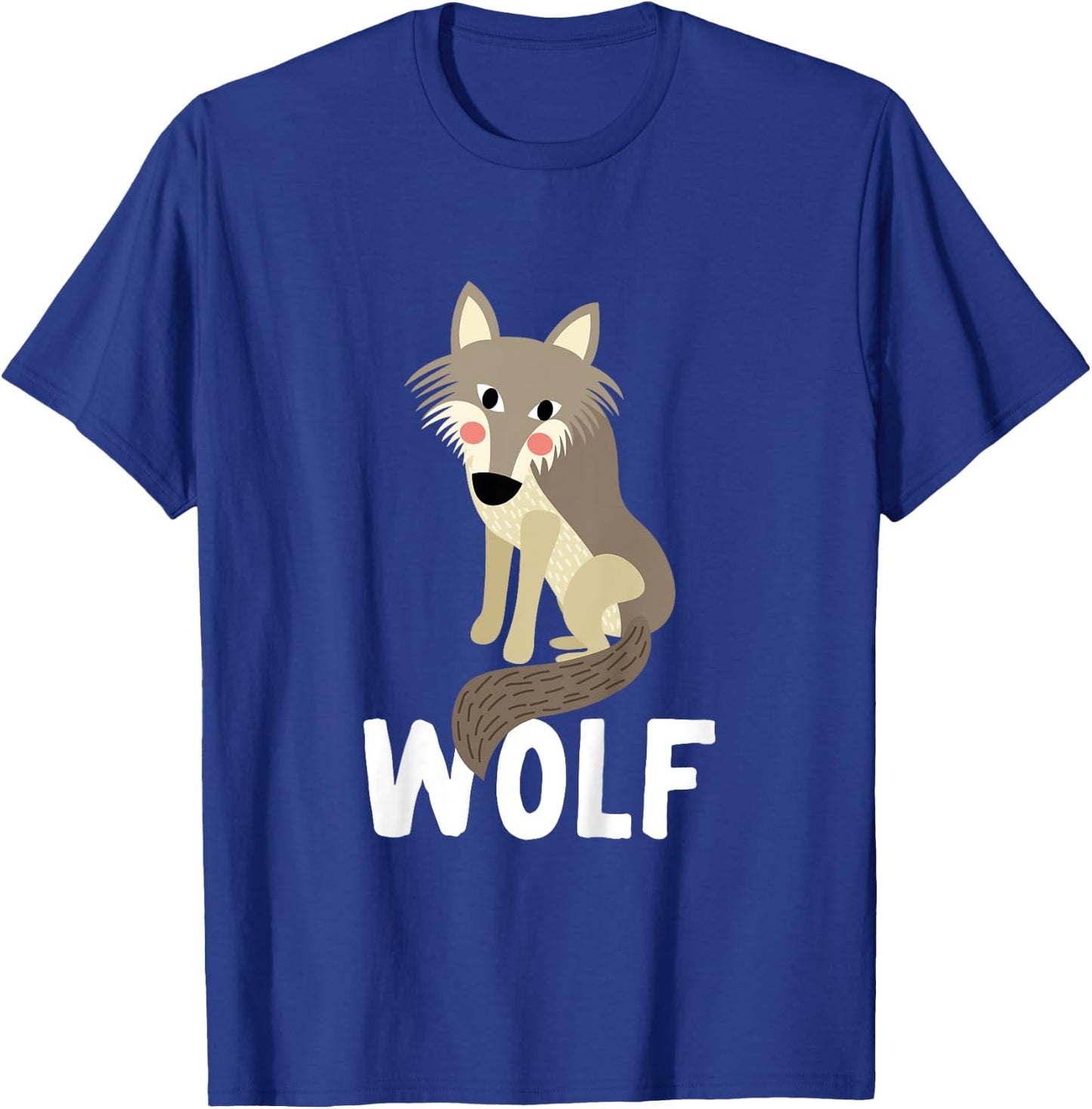 Wolf Shirt For Boys Or Girls | Cute Wolf Gift T-Shirt - T-Shirt | Royal