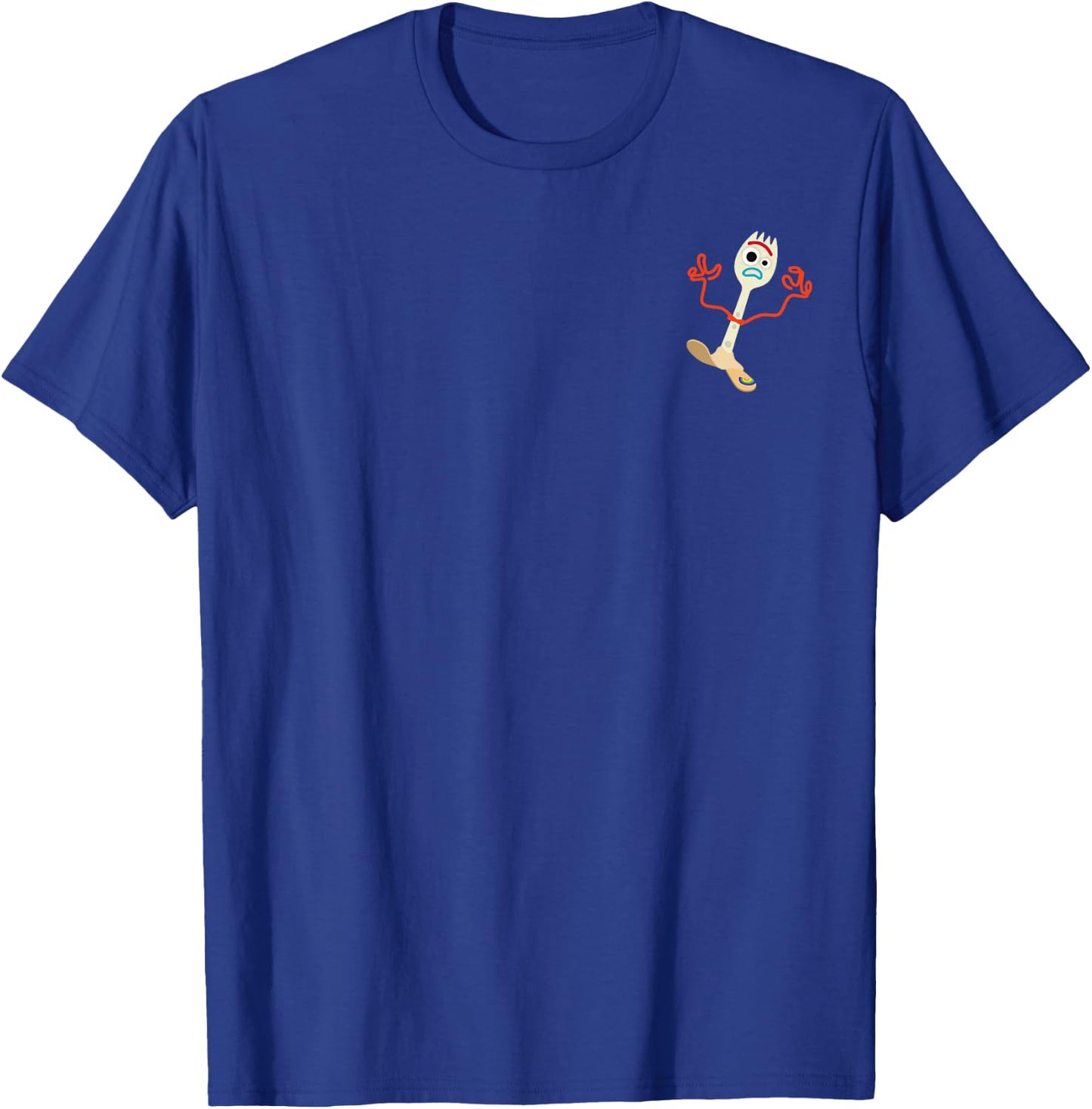 Disney Pixar Toy Story 4 Forky Left Chest T-Shirt - T-Shirt | Royal