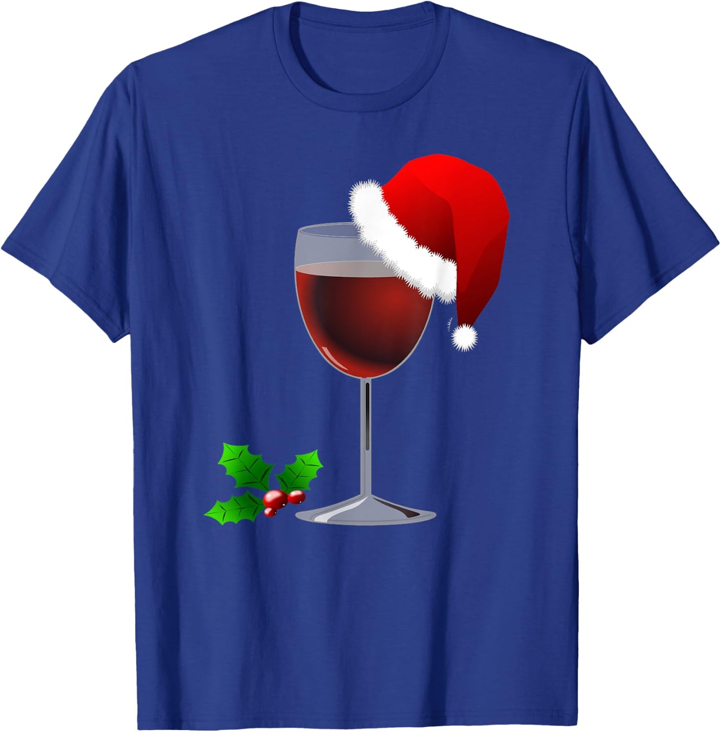 Wine Gift Christmas Shirt; Funny Wine Shirt for Parties T-Shirt - T-Shirt | Royal