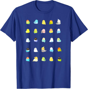 Tiny Birdies Parakeet T-Shirt - T-Shirt | Royal