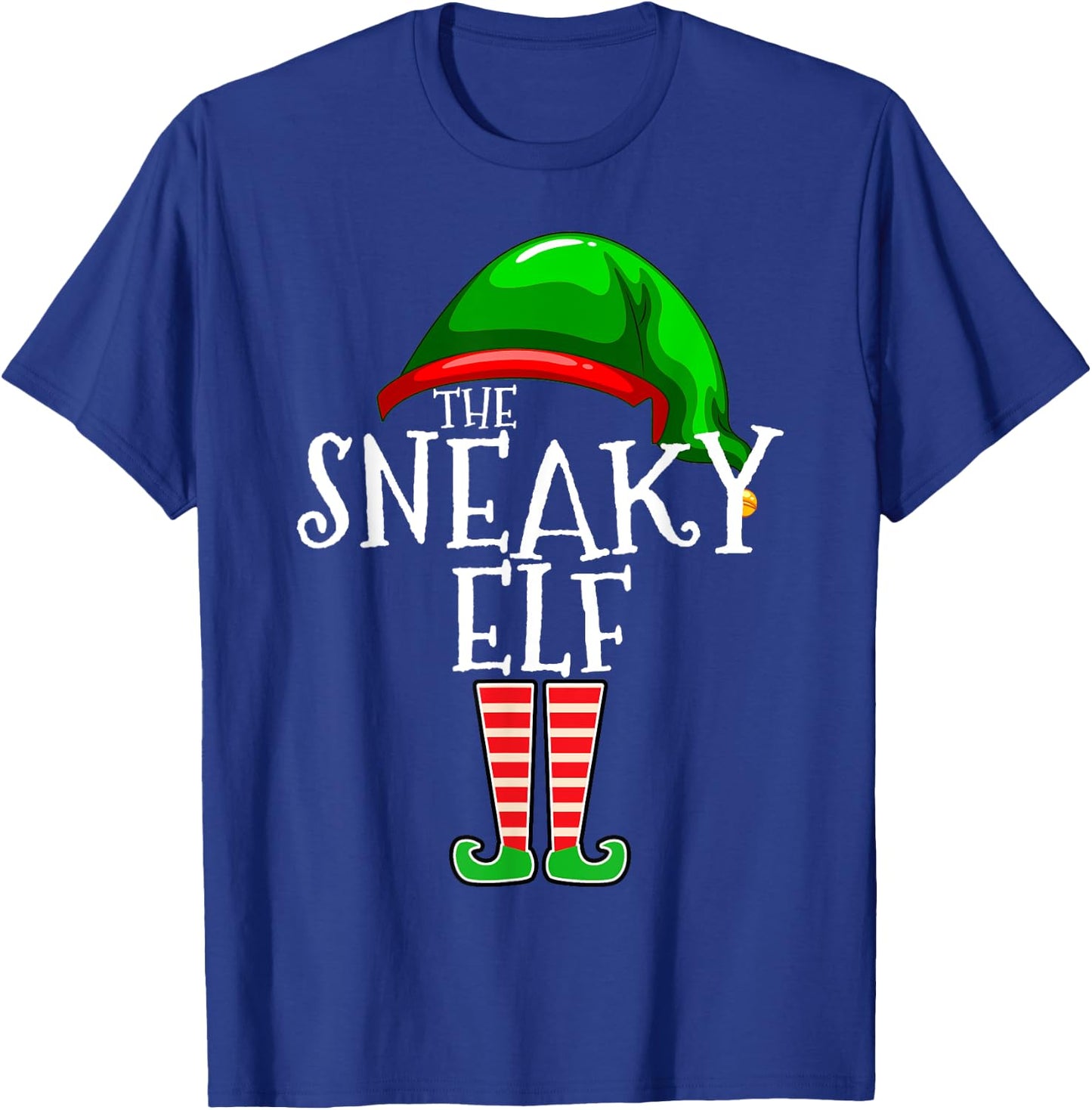 The Sneaky Elf Group Matching Family Christmas Gift Outfit T-Shirt - T-Shirt | Royal