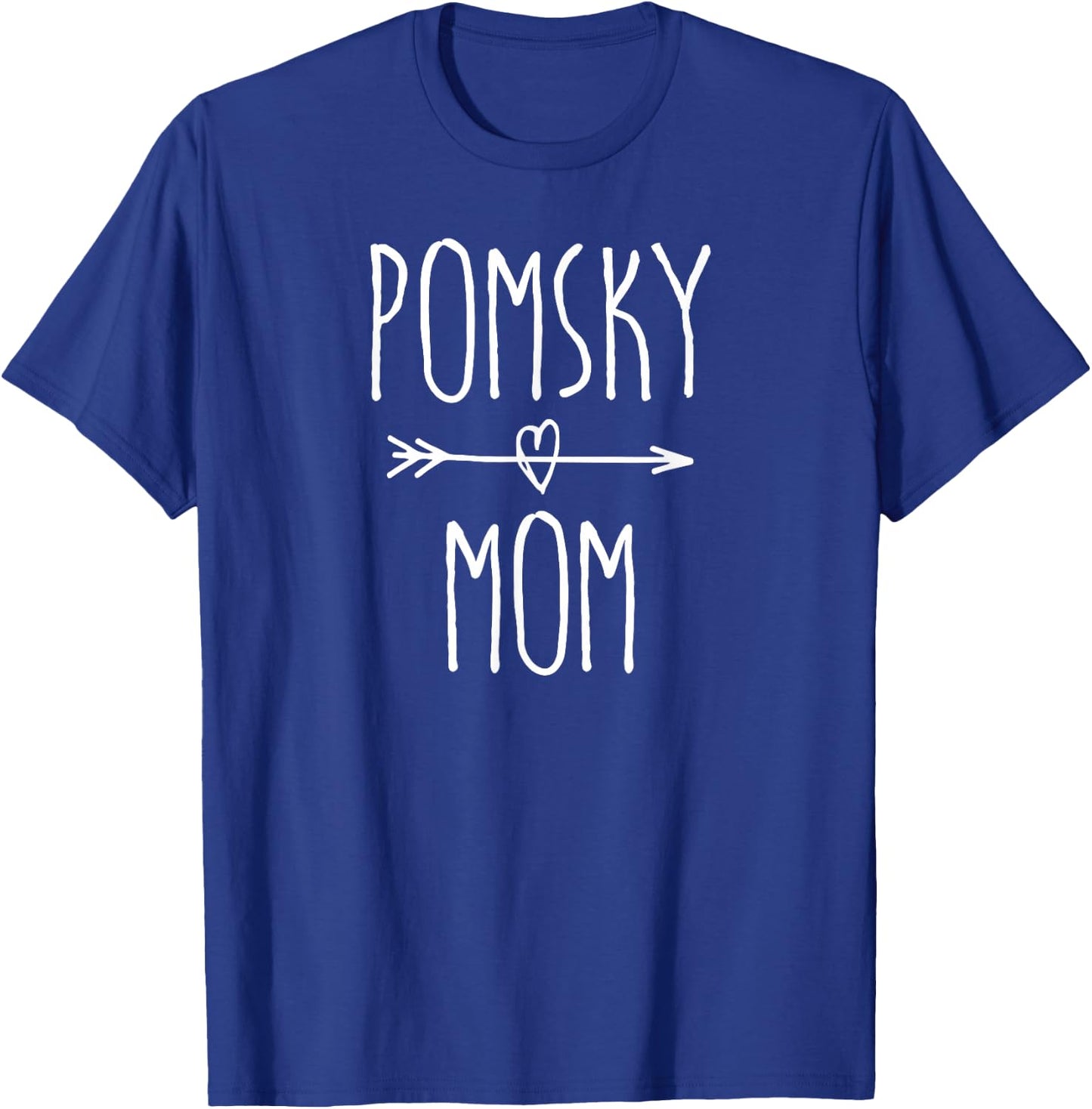 Pomsky Mom Cute Pomeranian Husky Dog Lover Gift T-Shirt - T-Shirt | Royal