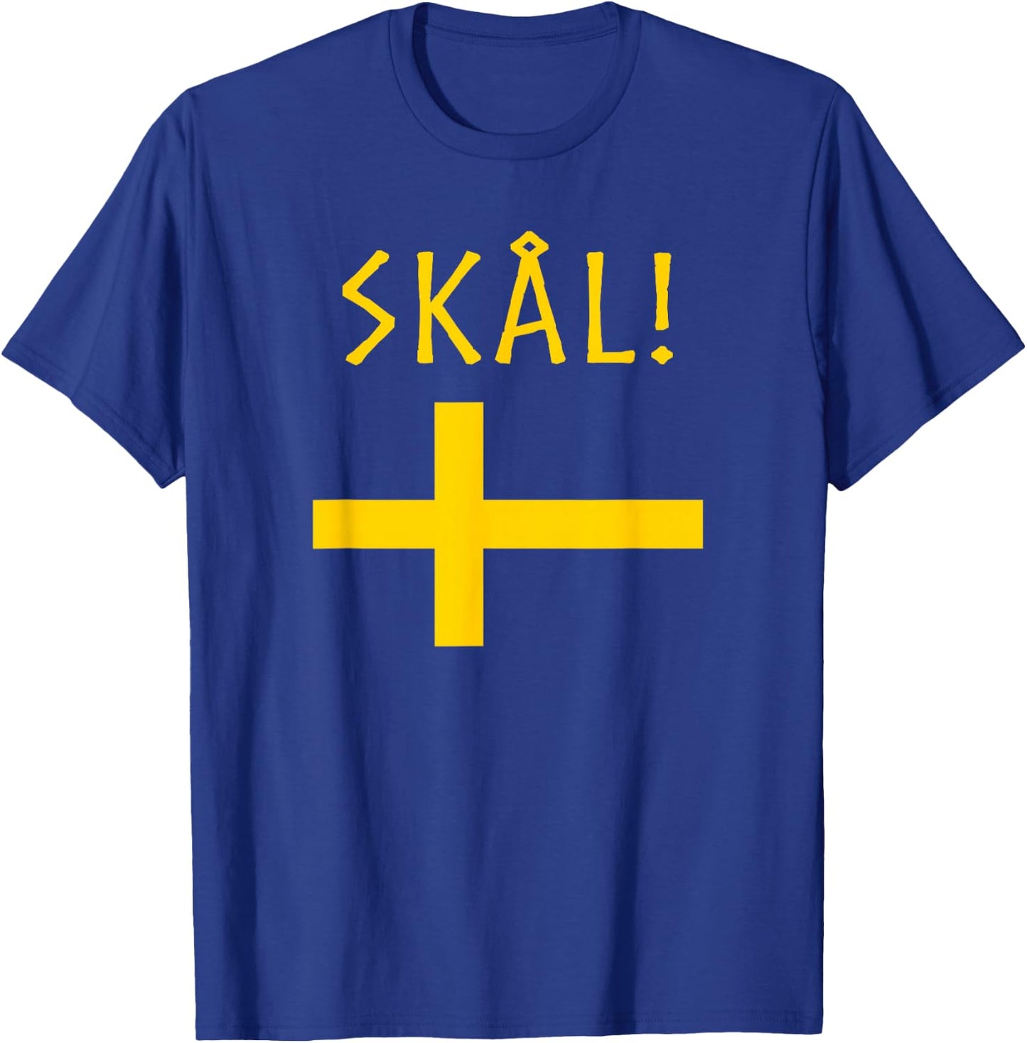 Cheers In Swedish Souvenir Flag Of Sweden Gifts Funny Scale T-Shirt - T-Shirt | Royal