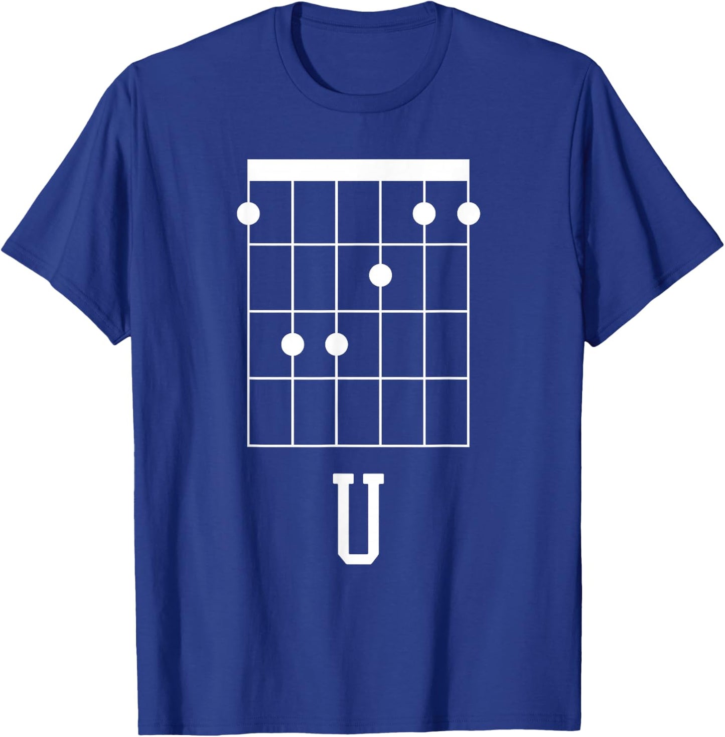 Gitarren Geschenke fr Gitarristen Guitar F Chord F U Funny Musician Gift T-Shirt - T-Shirt | Royal