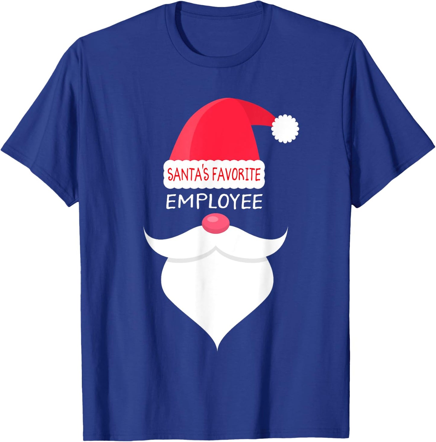 Funny Christmas Gift Employee, Santa's Favorite T-Shirt - T-Shirt | Royal