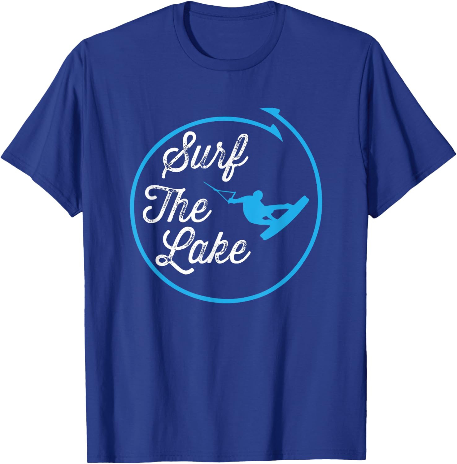 Wakeboard T Shirt Surf The Lake T-Shirt - T-Shirt | Royal