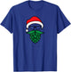 Hipster Santa Hops Beard Christmas for Beer Lovers T-Shirt - T-Shirt | Royal
