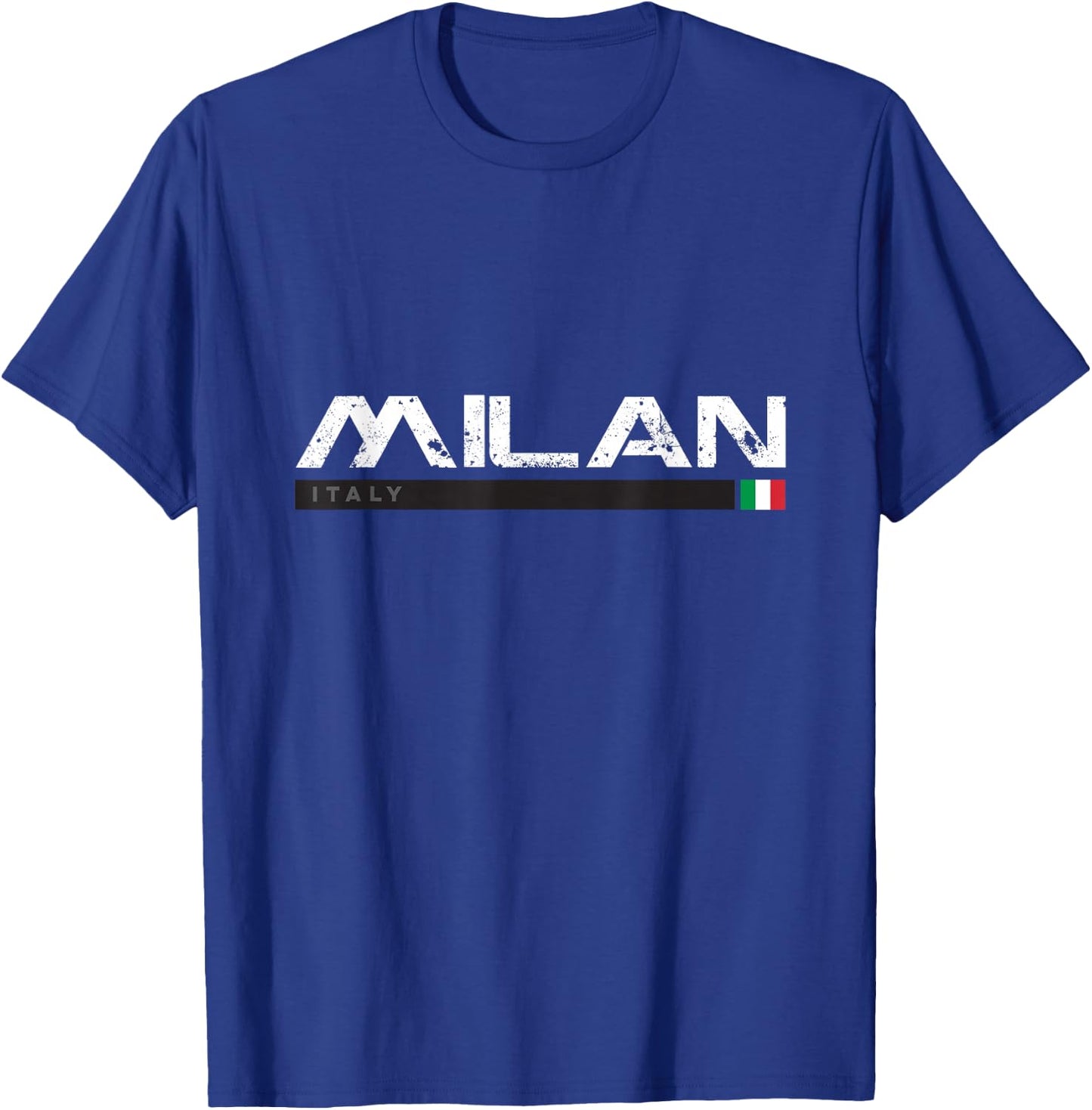 Milan Italy Retro Vintage T-Shirt - T-Shirt | Royal