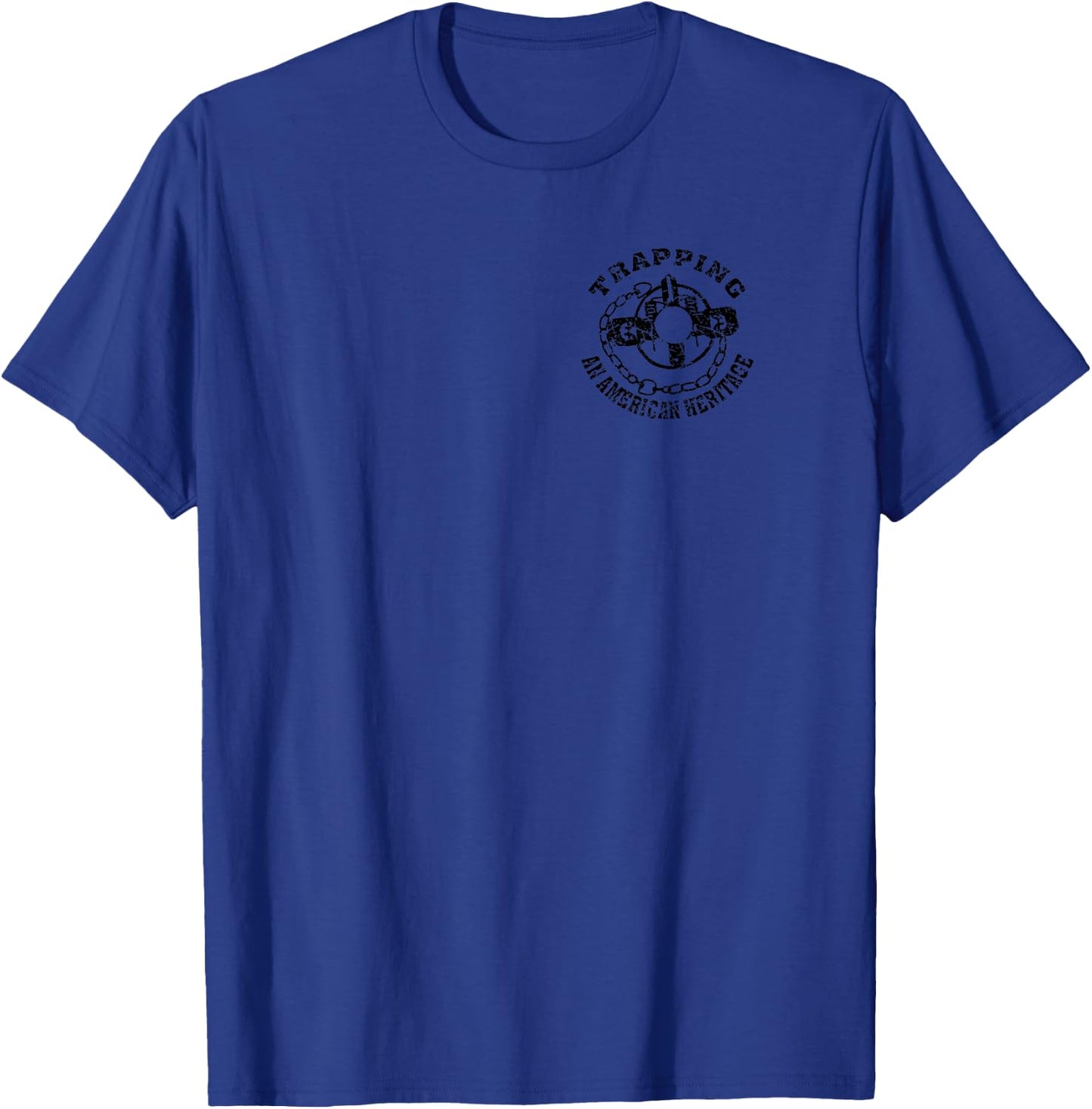 Trapping An American Heritage shirt trapper T-Shirt - T-Shirt | Royal