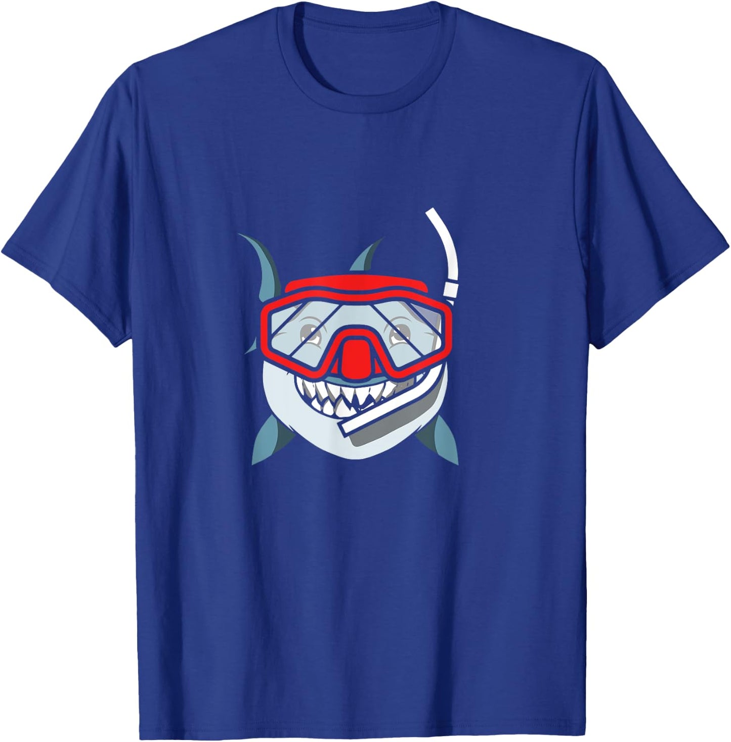 Snorkeling Shark Diving Gift I Underwater Snorkel T-Shirt - T-Shirt | Royal