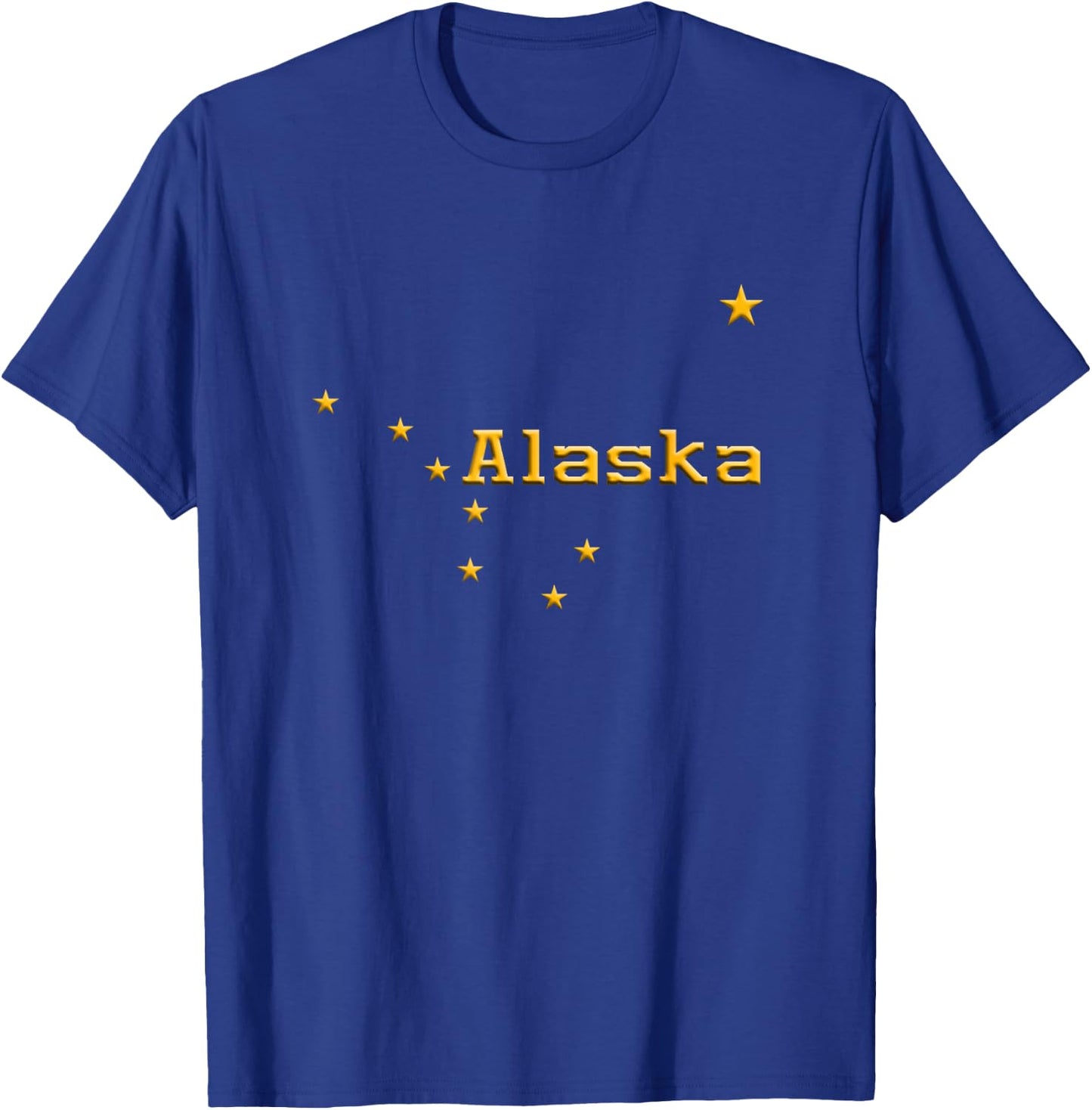 Alaska State Flag Astrology Big Dipper Polaris T-Shirt - T-Shirt | Royal