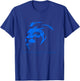 Be Strong and Courageous, Classical Bible Inspiration T-Shirt - T-Shirt | Royal